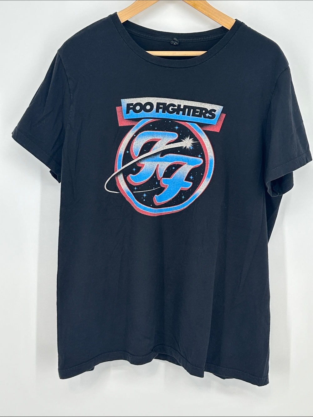 Foo Fighters Black Graphic Logo Tee - Size XL